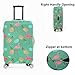 Fvstar Washable Flamingos Luggage Cover Luggage Protector Spandex Suitcase Cover Travel Baggage Covers for Christmas Thanksgiving Gifts