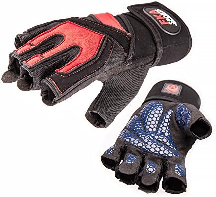 FKA Sports - Best Gym Gloves for Training - For Weight Lifting Grips - For Man &amp; Women - Ultralight, Breathable &amp; Durable Gloves with Anti-slip padded