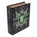 Grimoire Deck Box, Deathrite | Large Wooden Spellbook Style Fabric Lined Deck or Cube Box for MTG, Yugioh, and Other TCG | 1000+ Card Capacity