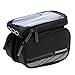 BicycleStore 3 in 1 Design Waterproof Cycling Bike Bicycle Front Bag Top Tube Frame Bag Pannier Double Pouch for 5.7 inch Cellphone Phone