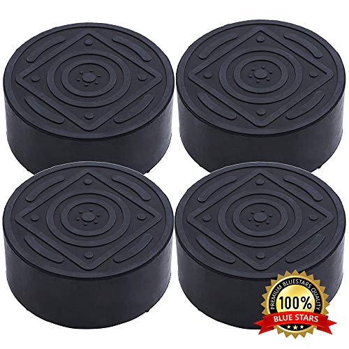 [ UPGRADED] Non-Slip, Anti-Walk and Anti-Vibration Pads for Washers & Dryers by BlueStars - Non-Marking One Size Fits All - Best for Laundry Washer & Dryer Noise Reduction - SET OF 4