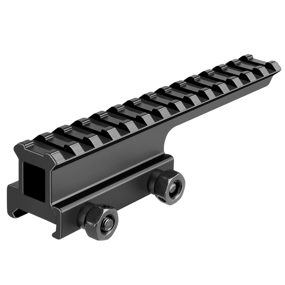 KEENZO Rail Mount, High Profile145mm Long Extended Flat Top Scope Mount Base Riser for 20mm Rail Mount