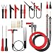 Micsoa MICTL-038 Premium Test Leads Set, Digital Multimeter Leads Kit Multimeter Probes Electronic Multimeter Test Leads with Alligator Clips Set of 20