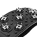 Astra Depot 2X Non Slip Black Durable Firm Sharp 7 Steel Studs Teeth Crampon Snow Boot Shoe Ice Cleat Fit All