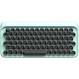 Retro Keyboard Vintage Keyboard Lofree DOT Bluetooth Wireless Mechanical Keyboard for Mac, Android, Windows with Gateron Blue Switch and Rechargeable Battery (Blue)