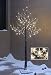 Lightshare™ NEW 5FT 72L LED Snow Tree,+Free Gift:10L LED Snow Flake Decoration Light,Home/Festival/Party/Christmas,Indoor and Outdoor Use,Warm White