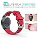 MoKo Band Compatible with Samsung Gear S2 Classic/Galaxy Watch 42mm, [6-Pack] Silicone Strap Fit Garmin Vivoactive 3/Gear S2 Classic SM-R732/R735/Ticwatch 2/Gear Sport SM-R600 Watch, Multi Colors