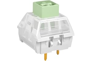 Mciepny Kailh Box Jade Clicky Keyboard Switch,3-pin 50gf Pre-Lubed Dustproof Waterproof RGB SMD Key Switches,for Mechanical Gaming Keyboard(Jade,10pcs)