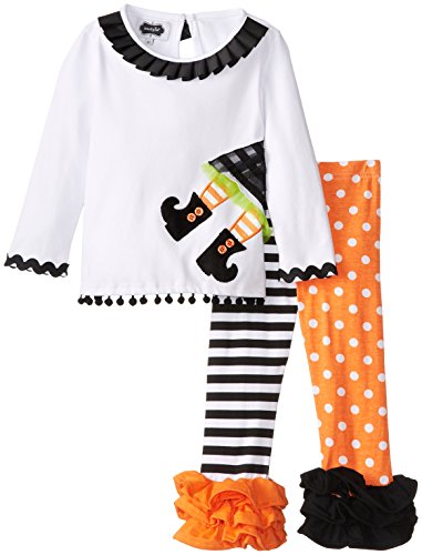 Mud Pie Little Girls' Witch Tunic and Legging Set