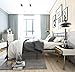 TEMMER Reinforced Metal Bed Frame Queen Size with Headboard and Stable Metal Slats Boxspring Replacement/Footboard Single Platform Mattress Base, Black (Queen, Black).