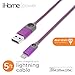 iHome Lightning Cable for iPhone - Purple