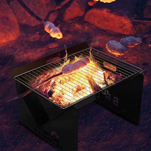 BBQ Creations Portable Fire Pit and Charcoal Grill Pricepulse