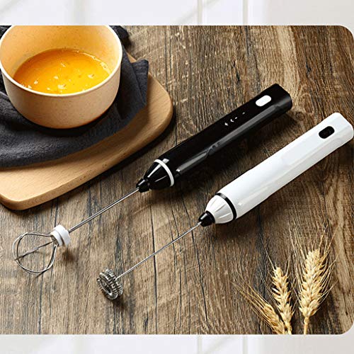ybvyd Milchaufschäumer, Handheld-3-Gang-Einstellbarer Milchaufschäumer, Wiederaufladbarer Schaummacher, Elektrischer… – Bild 5