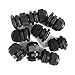 Lantee PG 16 Cable Gland - 20 Pieces Black Plastic Nylon Waterproof Wire Glands Connector Fitting