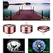 ZOMEI Camera Phone Lens 3 in 1 Kit Clip-On 180 Degree Phone Fisheye + 0.36X Wide Angle + 15X Macro Lens for iPhone 6s / 6s Plus / 6 / 6 Plus / 5 / 5S / 4 / 4S,Samsung,HTC and LG Cellphones（Rose Gold）