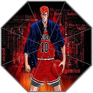 ScottShop Sakuragi Hanamichi Slam Dunk Custom Generic Foldable Umbrella Sun Rain Anti-UV