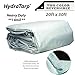 Watershed Innovations HydraTarp 20ft X 30ft Heavy Duty Waterproof Tarp - 14mil Thick - White/Brown Reversible Tarp