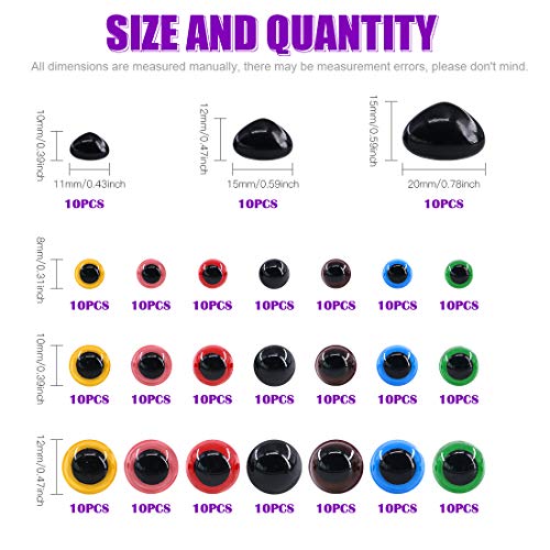 1 Swpeet+240pcs+Plastic+Safety+Washer