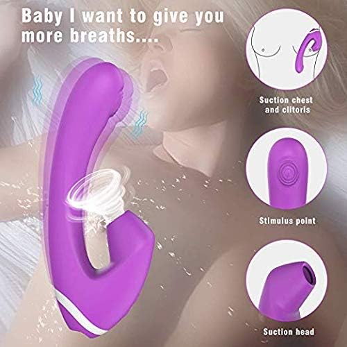 Soft Hand Held Wand Viberating and Sǜcking Cordless Waterproof Massage Toys for Women