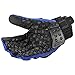 ILM Alloy Steel Bicycle Motorcycle Motorbike Powersports Racing Gloves Touchscreen (L, Blue) Model 10C