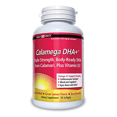 Calamega DHA+ Omega-3 Supplement With Vitamin D3 (720mg, 56 Softgels) from Health Direct Calamega DHA+ Omega-3 Supplement With Vitamin D3 (720mg, 56 Softgels) from Health Direct