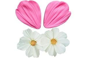 Chrysanthemum Flower Petals Shape Silicone Mold Fondant Chocolate Cake Tools Baking Cookie Moulds Decorating Molds (2pcs/pair