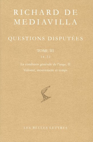 Questions disputées
