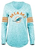 NFL Women's Space Dye Long Sleeve V-Neck Tee