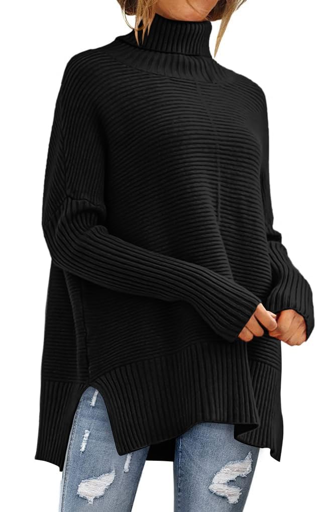 ANRABESS Batwing Sleeve Sweater