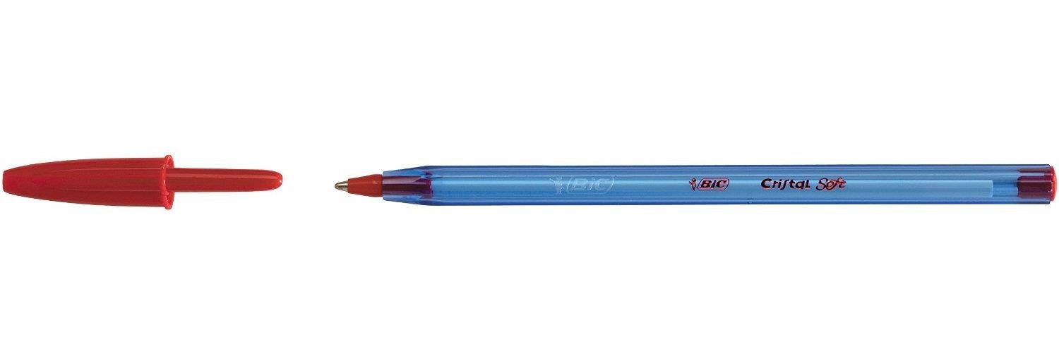 BIC BIC® Cristal® Soft, 0.45 mm, red