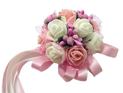 Westeng Rubans Bracelets à Fleurs Pour Fête De Mariage Robe