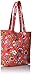 Vera Bradley Women's Cotton Tote, Coral Floral, One Size