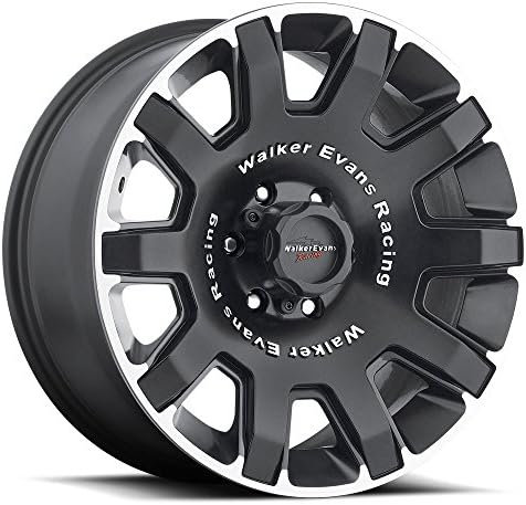 Walker Evans 505U Bullet Proof Satin Black with Diamond Cut Accents Wheel (18x9/6x135mm, 18mm offset)