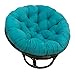 Blazing Needles Solid Microsuede Papasan Chair Cushion, 48