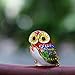 H&D Owl Gifts Jewelry Trinket Box Hinged for Ring Holder - Enamel Animal Owl Figurine Collectible Hand-Painted Gifts