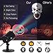 1byone Halloween Led Pattern Projection Lights Auto-Shifting Images & Switchable Pattern Outdoor/Indoor Use, IP65 Water-Resistant