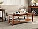 Convenience Concepts American Heritage Coffee Table with Shelf, Cherry