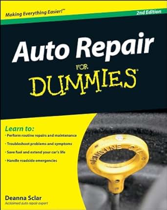 Amazon.com: Auto Repair For Dummies eBook: Deanna Sclar: Kindle Store - 51GOOeayRNL. SX342 QL70 