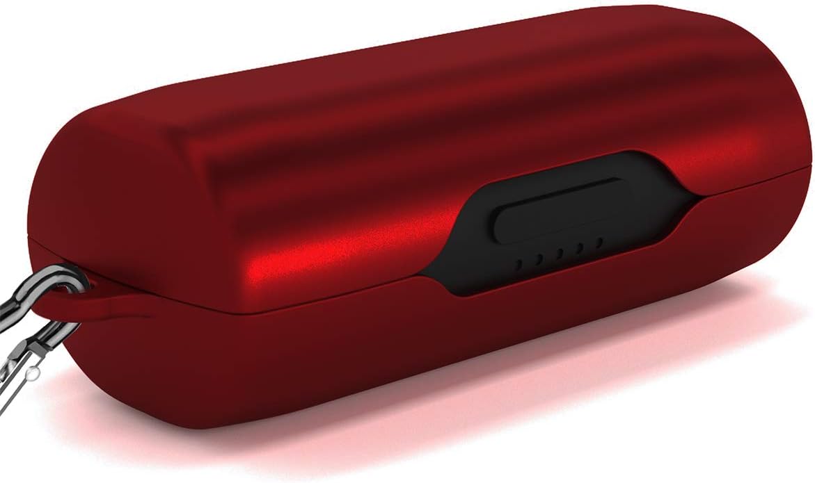 Amazon Com Hanlesi Case Compatible For Bose Soundsport Wireless Free Replacement Case Bose Soundsport Free Truely Wireless Sport Headphones Protective Carrying Case Cover Anti Lost Shockproof With Carabiner Red