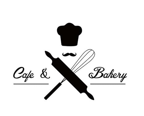 [Cafe & Bäckerei] Nützlicher Kaffee / Desserts / Entspannungs-Salon Fenster Aufkleber / Aufkleber Schwarz