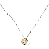 Dainty Sun, Opal Moon and Star Necklace, Delicate Tiny Charm Necklace, Layering Necklace, Minimalist Jewelry Gift for Her, Moon Necklace