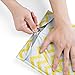 Fu Global #2 8.5x12 Inches Poly Bubble Mailers Padded Envelopes Pack of 25 (Yellow Zigzag Stripe)