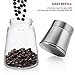 Sterline Premium Salt and Pepper Grinder Shaker Set, Adjustable Fine Precision Grinding, Manual Refillable Spice Mill Set for Black Pepper and Rock Salt