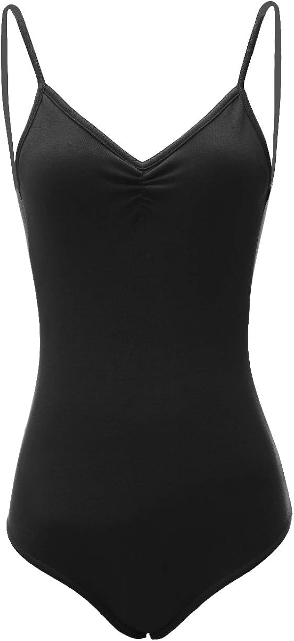 Girls Women Dance Leotards Lace Spaghetti Straps Ballet Clothes with Lace Bowtie: Clothing