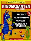Scholastic - KINDERGARTEN Workbook with Motivational Stickers (Scholastic Success With)