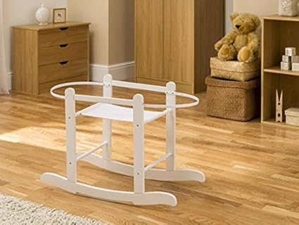 kinder valley moses basket rocking stand white