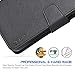 Arae Case Compatible for Samsung Galaxy S10 Plus / S10+, PU Leather Wallet case [Stand Feature] with Wrist Strap and [4-Slots] ID&Credit Cards Pockets [not for S10] - Black