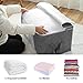 ZAMAT 3 Pack, 90L Large Capacity Storage Bag Organizer, Foldable Clothes Storage Containers with Reinforced Handle, Breathable Closet Organizer with Sturdy Zippers for Comforters, Blankets, Bedding