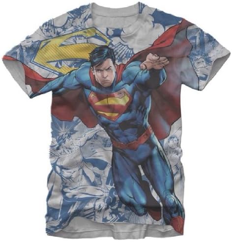 Small Son of Krypton Superman Man of Steel Sublimation Mens T-shirt S