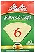 Melitta Cone Coffee Filters Number 6 40 Count (Pack of 2)